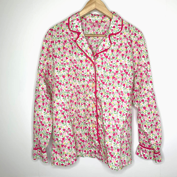 Lilly Pulitzer Other - Lily Pulitzer Lilli Flower Pink Sleep Top Large